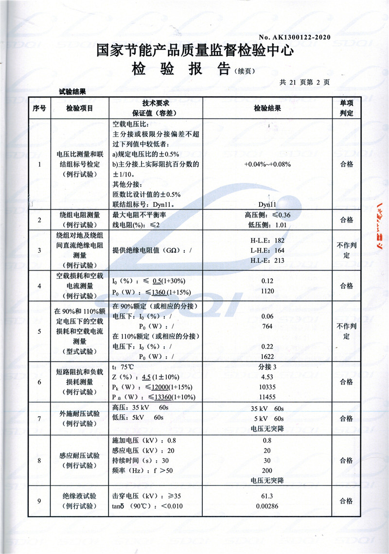 高低压试验报告-S11-1250红塔红塔红塔油浸式变压器-2.jpg